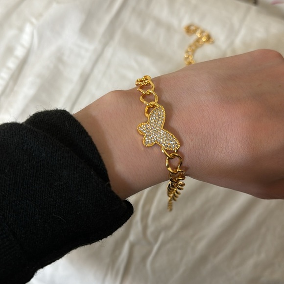 Golden chain and bracelet 💫 - Picture 2 of 3